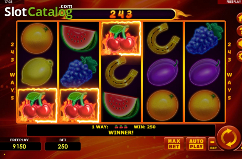 Скрин3. All Ways Hot Fruits слот