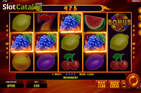 Скрин5. All Ways Hot Fruits слот