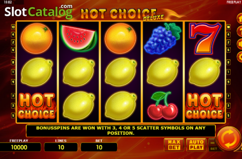 Скрин2. Hot Choice Deluxe слот