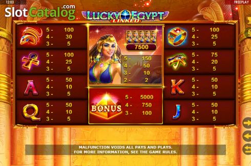 Скрин8. Lucky Egypt слот