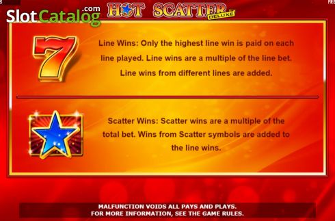 Скрин9. Hot Scatter Deluxe слот