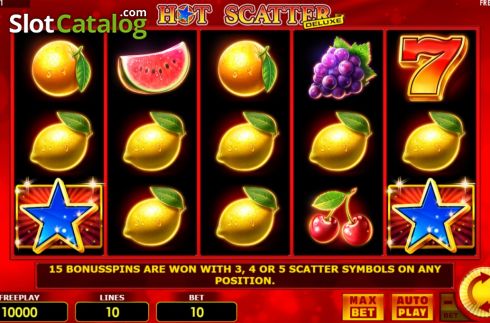 Скрин2. Hot Scatter Deluxe слот
