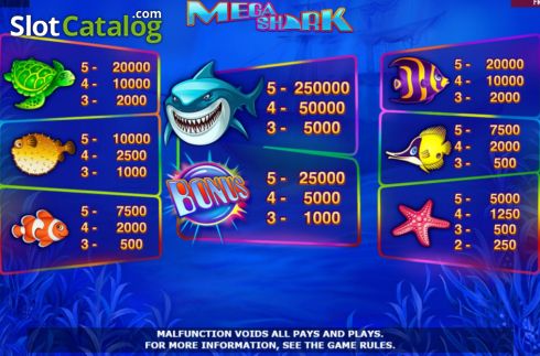 Скрин8. Mega Shark слот