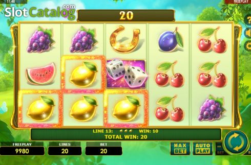 Скрин3. Lady Fruits 20 слот