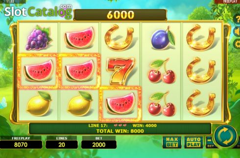 Скрин5. Lady Fruits 20 слот