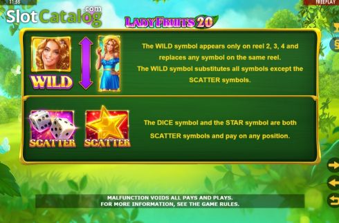 Скрин8. Lady Fruits 20 слот