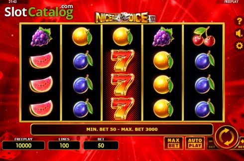 Скрин2. Nicer Dice 100 слот