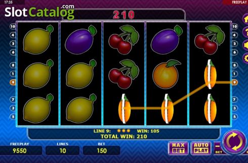 Скрин4. Fruit Express (Amatic Industries) слот