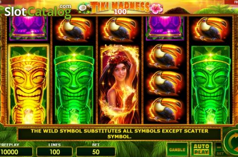 Скрин2. Tiki Madness 100 слот