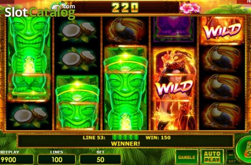 Скрин3. Tiki Madness 100 слот