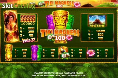 Скрин6. Tiki Madness 100 слот