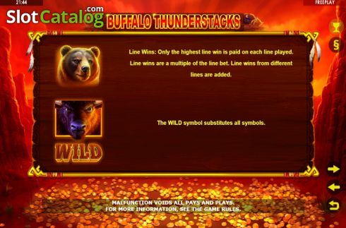 Скрин8. Buffalo Thunderstacks слот
