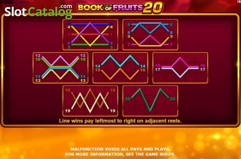 Скрин7. Book of Fruits 20 слот