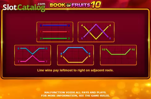 Скрин9. Book of Fruits 10 слот