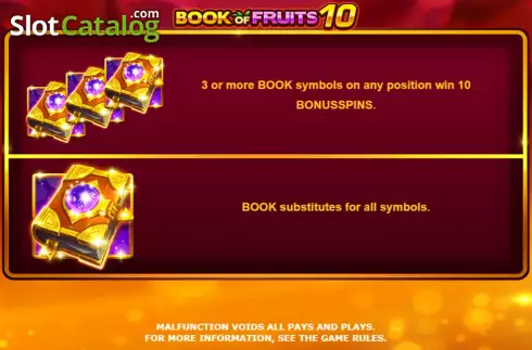 Скрин6. Book of Fruits 10 слот