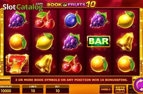 Скрин2. Book of Fruits 10 слот