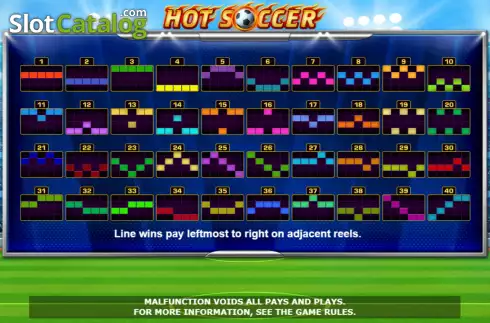 Скрин6. Hot Soccer слот