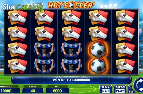 Скрин2. Hot Soccer слот