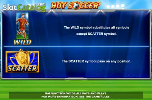 Скрин4. Hot Soccer слот