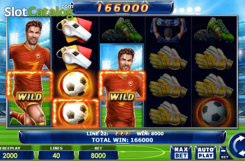 Скрин3. Hot Soccer слот