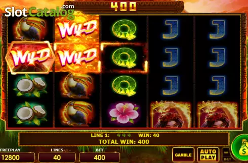 Скрин4. Wild Volcano (Amatic Industries) слот
