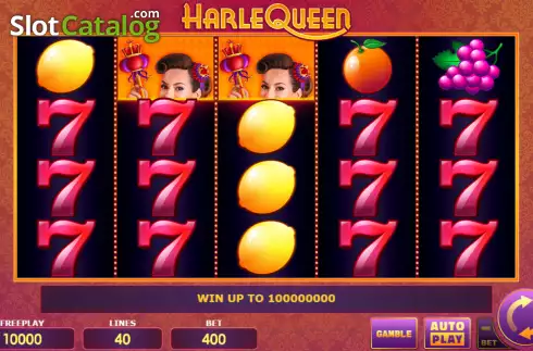 Скрин2. Harlequeen слот