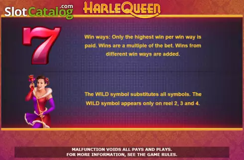 Скрин6. Harlequeen слот