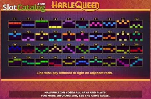 Скрин8. Harlequeen слот