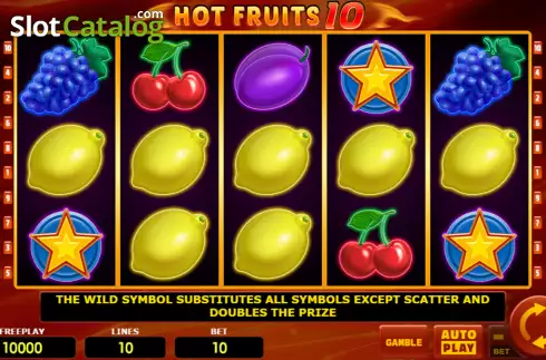 Скрин2. Hot Fruits 10 слот