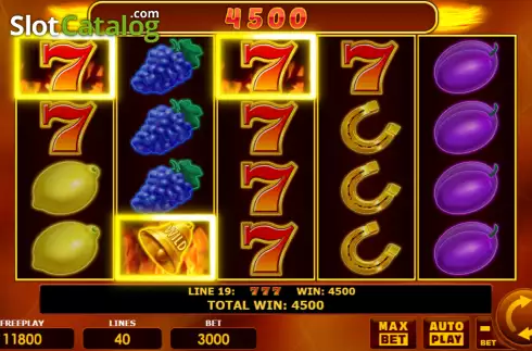 Скрин4. Burning Bells 40 слот