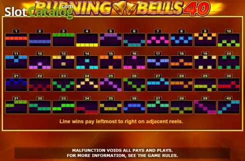 Скрин7. Burning Bells 40 слот