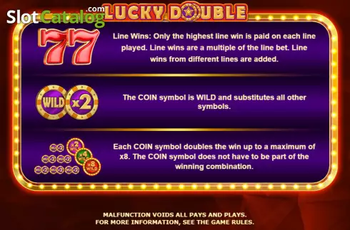 Скрин6. Lucky Double (Amatic Industries) слот