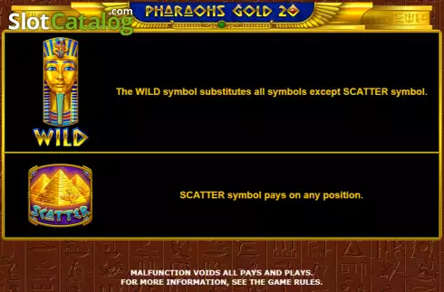 Скрин5. Pharaohs Gold 20 слот