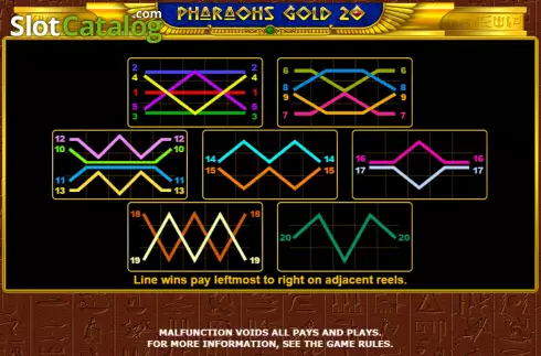 Скрин7. Pharaohs Gold 20 слот