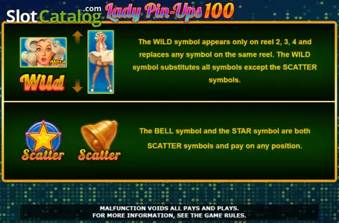 Скрин5. Lady Pin-Ups 100 слот