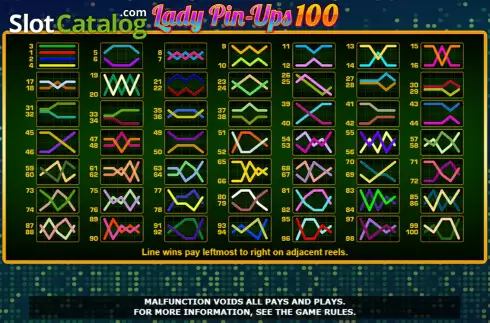 Скрин7. Lady Pin-Ups 100 слот