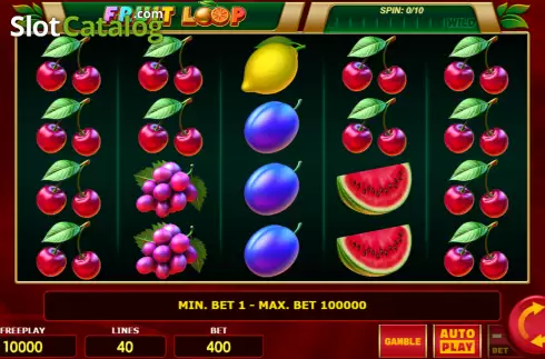 Скрин2. Fruit Loop слот