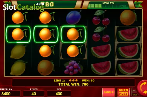 Скрин3. Fruit Loop слот