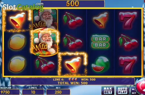 Скрин3. Santas Fruits слот