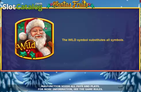 Скрин5. Santas Fruits слот