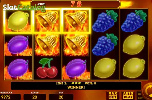 Скрин4. Burning Bells 20 слот
