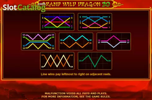 Скрин8. Grand Wild Dragon 20 слот