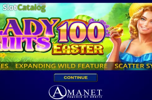 Скрин2. Lady Fruits 100 Easter слот