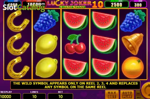 Скрин5. Lucky Joker 10 Cash Spins слот