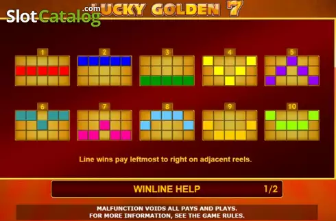 Скрин8. Lucky Golden 7s слот