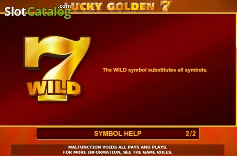 Скрин9. Lucky Golden 7s слот