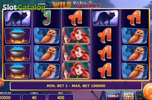 Скрин2. Wild Witches (Amatic Industries) слот