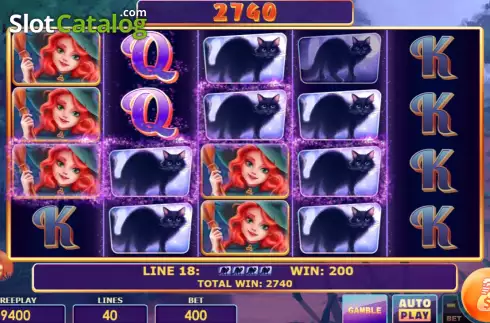 Скрин4. Wild Witches (Amatic Industries) слот