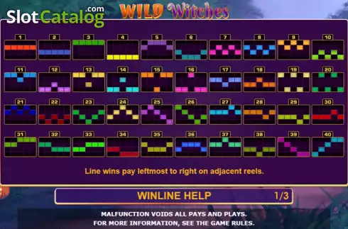 Скрин7. Wild Witches (Amatic Industries) слот