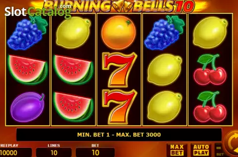 Скрин2. Burning Bells 10 слот